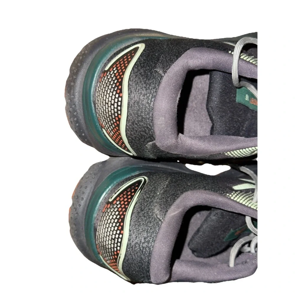 Brooks Ghost 16 Blackened Pearl/June Bug/Green Sneakers Men Size 14‎ D Medium